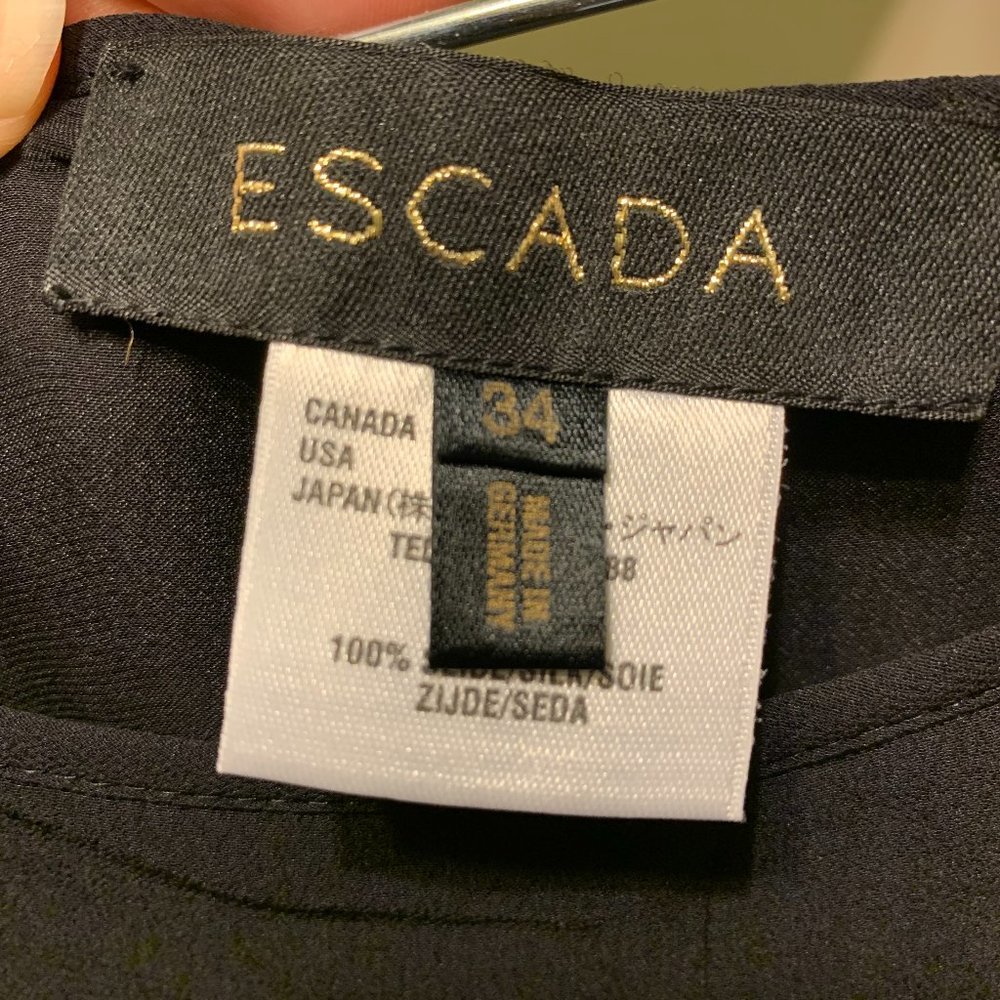 EUC Black Escada evening pant sz 34 - Picture 3 of 11